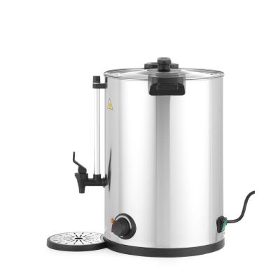 Dvoustěnný kotel na horké nápoje, HENDI, ≈ 120 šálků za 37 minut., 17L, 230V/2500W, 415x382x(H)480mm | 211175